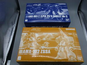 P10-10/2点セット HG 1/144 機動戦士ガンダムZZ キュベレイMk-II(エルピー・プル専用機) ズサ プラモデル プレミアムバンダイ 未組立