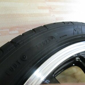 即納 美品 S-HOLD S-5V 16インチ 4H100 5.5J+48 2023年製 超深溝 165/50R16 GOODYEAR ムーヴ タント ワゴンR スペーシア デイズ N-BOXの画像8