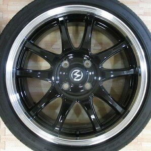 即納 美品 S-HOLD S-5V 16インチ 4H100 5.5J+48 2023年製 超深溝 165/50R16 GOODYEAR ムーヴ タント ワゴンR スペーシア デイズ N-BOXの画像5