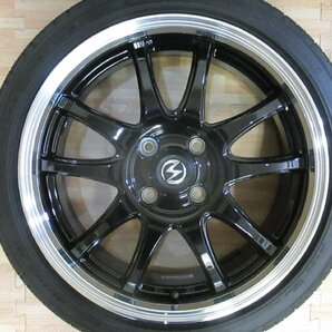 即納 美品 S-HOLD S-5V 16インチ 4H100 5.5J+48 2023年製 超深溝 165/50R16 GOODYEAR ムーヴ タント ワゴンR スペーシア デイズ N-BOXの画像4