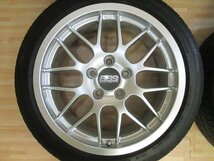 即納 美品 BBS RX243 17インチ 5H114.3 7.5J+45 2020年製 深溝 215/45R17 ルマン5 ノア ヴォクシー シルビア チェイサー マークII セレナ_画像4