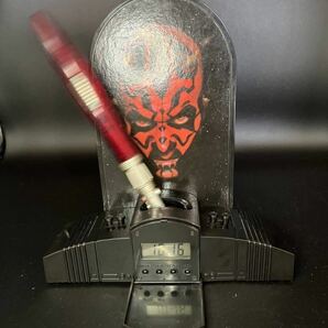 ダース モール Musical/Action Sound Alarm Clock デジタル 置き時計 動作確認済み DARTHMAUL STAR WARS エピソード1の画像5