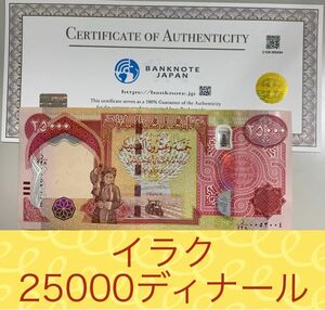 【RV償還紙幣】イラク25000ディナール10枚