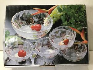 NAPOLI MELLOW FLOWER SOGA ガラス鉢 小鉢 サラダ ガラス デザート 食器 