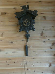 手塚時計　機械式鳩時計　POPPO　TEZUKA CLOCK　ハト時計　鳩時計　N　アナログ　昭和レトロ　時代物　柱時計　掛け時計　アンテイーク