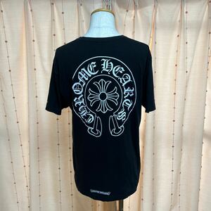 CHROME HEARTS クロムハーツ ホースシュー CHプラス Tシャツ size L ブラック メンズ