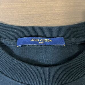 【美品】LOUIS VUITTON ルイヴィトン LV スプレッドエンブロイダリー Tシャツ size Ｍ ブラックの画像4