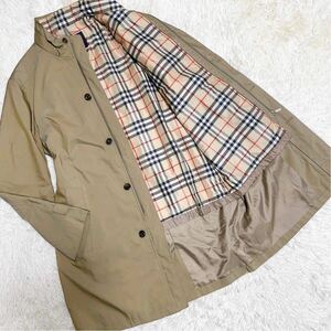 ★LLサイズ★ バーバリーロンドン ライナー付き ステンカラーコート ベージュ キルティングジャケット 3WAY BURBERRY LONDON M13