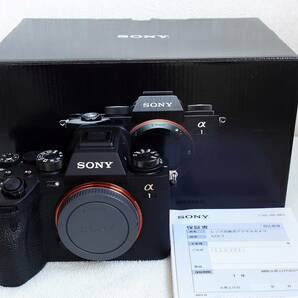 ☆ほぼ新品☆ SONY ソニー α1  ILCE-1 無記入メーカー保証書 購入時付属品全有の画像1