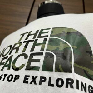 THE NORTH FACE(ザ・ノースフェイス） S/S CAMOUFLAGE LOGO TEE（カモフラージュロゴティー） NT31622 ホワイト XL 人気シリーズ！GOLDWINの画像8