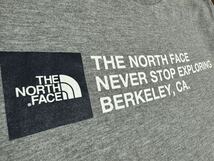 THE NORTH FACE(ザ・ノースフェイス） S/S TNF SQUARE LOGO TEE（TNFスクエアロゴティー）NT31791 グレー M 人気モデル！GOLDWIN正規品_画像5