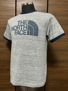 THE NORTH FACE(ザ・ノースフェイス） S/S HEATHER RINGER TEE（ヘザーリングティー）NT31612 グレー M 人気モデル！GOLDWIN正規品