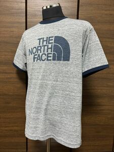 THE NORTH FACE(ザ・ノースフェイス） S/S HEATHER RINGER TEE（ヘザーリングティー）NT31612 グレー XL 人気モデル！GOLDWIN正規品