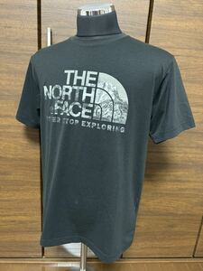 THE NORTH FACE(ザ・ノースフェイス） S/S ビッグロゴ グラフィック プリントTシャツ NT31501 ブラック L 人気デザイン！GOLDWIN正規品