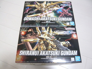 HG 1/144 オオワシ アカツキガンダム、シラヌイ アカツキガンダム ２個セット