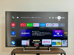 SONY BRAVIA 4K 液晶テレビ Android 55型 KJ-55X8500E 外付けHDD録画　ワンオーナー