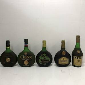 【未開栓】ブランデー コニャック 5本セット Armagnac NAPOLEON ナポレオン HOBSON VALOIS prince d armagnac chabot cadillon  の画像1