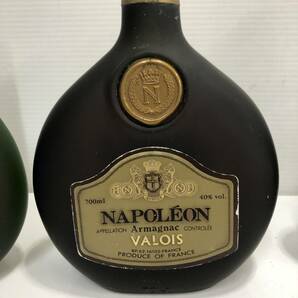 【未開栓】ブランデー コニャック 6本セット Armagnac NAPOLEON ナポレオン chabot Baron Guy DE TRAMAR DUPONEN VALOIS Chabot Chabotの画像3