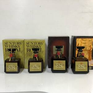 ( not yet . plug ) SUNTORY Suntory WHISKY whisky ROYAL royal 4 pcs set 720ml 1000ml