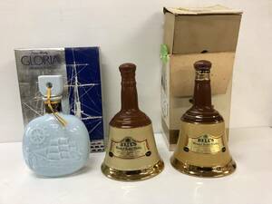 【未開栓】 WHISKY ウイスキー 3本セット BELL'S BELL'S GLORIA 特級