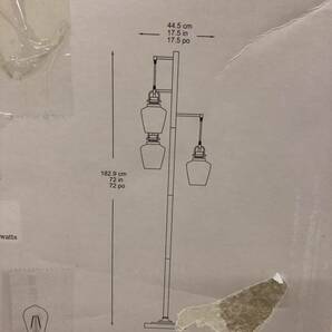 【展示品】STYLE CRAFT 3LIGHT FLOOR LAMP スタンドライト の画像7