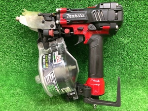 中古 makita マキタ 50mm 高圧 エア釘打機 赤 AN534H