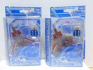 1 jpy ~ unopened & used 2 point set deformation!hen Kei! Transformer Star Scream ghost.Ver limitation! limited! clear color 