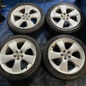 269 トヨタ 30プリウス ZVW30 純正 ホイール S G ツーリング 17インチ 7j 5穴 PCD100 215/45R17 スタッドレス