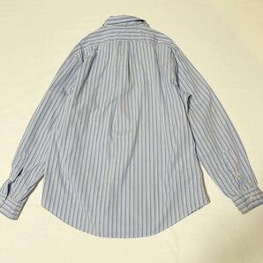 RalphLauren ラルフローレン 良品 ポニー刺繍 ビッグシルエット ストライプ長袖シャツ サイズXL ユニセック 羽織りにもの画像5