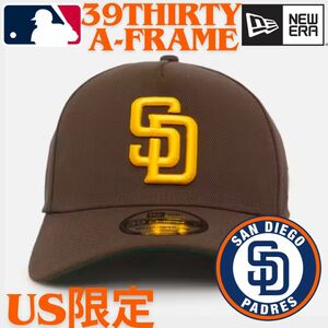 【海外限定】ニューエラ サンディエゴパドレス 39THIRTY Aフレーム new era San Diego Padres