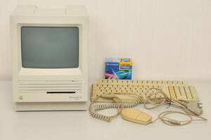 マッキントッシュ【Apple】Macintosh SE M5011 起動確認済み マウス、社外キーボード付き／ジャンク品