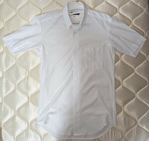 i-shirt ワイシャツ 2枚セット 完全ノーアイロン 半袖 首周り37cm