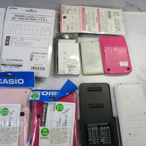 S19 棚25 現状品 未開封品あり 電卓 15点セット まとめ売り 大量セット CASIO SHARP カシオ シャープ 関数電卓の画像7