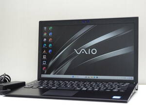 VAIO VJPG11C11N 第8世代 Core i5 8250U メモリ8GB SSD256GB Win11 13.3インチ フルHD SONY Bluetooth Webカメラ 管FO-371