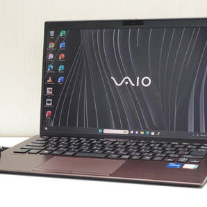 ★良品★Vaio SX14 VJS1448 第11世代 Core i5 1155G7 メモリ16GB SSD256GB Win11 Office 14インチ フルHD Bluetooth USB-C HDMI 管AEG-415の画像1