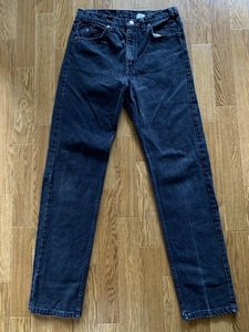 後染め 黒 90's Levi's 505 サルファ ブラック USA製 W33 ゴールデンサイズ ヴィンテージ 80's 70's 60's 50's 501 XX BIGE 66前期