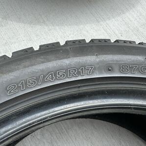 中古スタッドレスタイヤ ブリヂストン ブリザック VRX2 215/45R17 2020年 プリウス の画像7