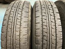 200系ハイエース 純正スチール 15インチ ダンロップ エナセーブ VAN01 195/80R15 107/105 2019年 パンク修理歴あり_画像6