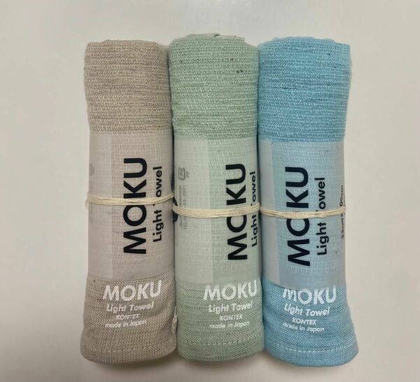 MOKU モク タオル ライトタオル M サイズ 今治 コンテックス アーモンド ミント アクア