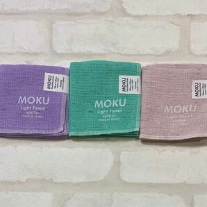 ★季節限定色★MOKU ライトタオル ハンカチ 今治 ベビーピンク