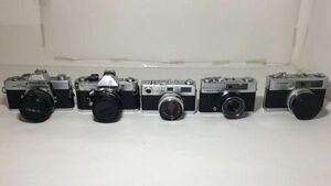 【未点検・未清掃】Minolta / PETRI / Konica ミノルタ / ペトリ / コニカ 【フィルムカメラ 5台セット】