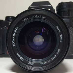 【未点検・未清掃】Nikon F3 / SIGMA ZOOM-MASTER 1:2.8～4 F=35～70mm Φ52フィルム一眼 ニコン シグマの画像3