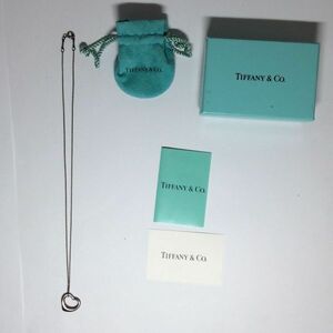 【中古アクセサリー】TIFFANY&Co. ティファニー ネックレス オープンハート シルバー SV925 約3g