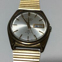 【未点検・未清掃】SEIKO LM 5606-7000 自動巻き セイコー ロードマチック メンズ デイデイト 23石 シルバー文字盤 ゴールド 腕時計 稼働品_画像3