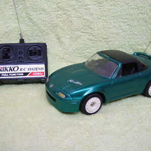 稀少 NIKKO ニッコー 1/20 EUNOS ROADSTER ユーノスロードスター ラジコン グリーンメタリックボディ 発送８０サイズの画像2