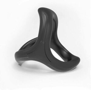 . two sling for man cook ring silicon made triangle ring sex toys man for men adult goods ring silicon ring Black