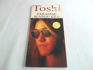 【CD】 Toshi ◆PARADISE RUNNING WILD ◆　8cm　シングルCD