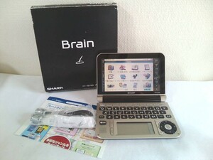 美品★SHARP 電子辞書 Brain PW-A7200 ブラック★ 動作品