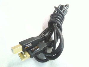 AmazonBasics USBケーブル USB2.0 長さ約1.8m Aタイプ-Bタイプ　金メッキ