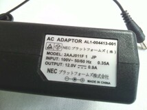 NEC プラットホームズ 純正 ルーター Aterm PA-HT100LN 等用 ACアダプター AL1-004413-001 2AAJ011F 1 JP （12V 0.9A ）★ 動作品_画像2